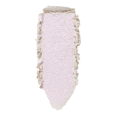 ColourPop Spellbound Super Shock Highlighter swatch, a single smear of icy pale lavender‑pink with fine pearlescent shimmer, showing its soft, cushiony texture on a clean white background.